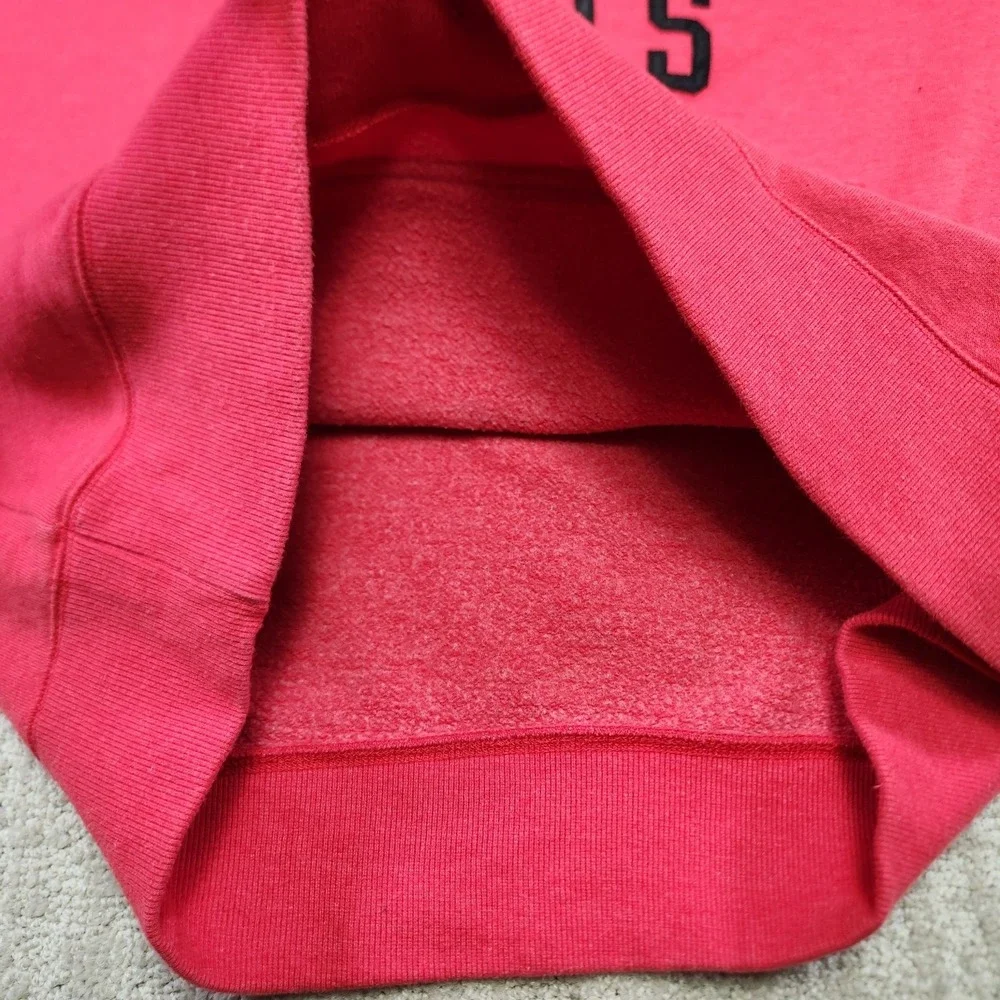 Chicago‎ Bulls Hoodie Men Large Adidas Cotton Fleece Red Loop Collar NBA
